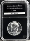 1968 S 40% Silver Proof - Kennedy Half Dollar - Encapsulated - Gem Quality - PCS