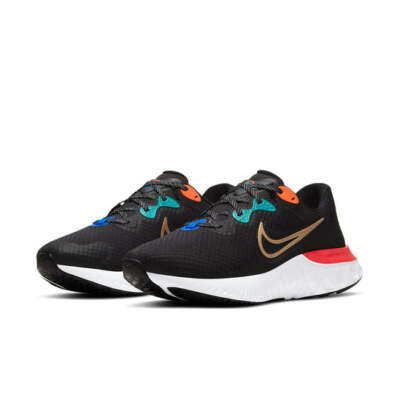Nike Renew Run 2 Black Bright Crimson Men's DJ0033-061