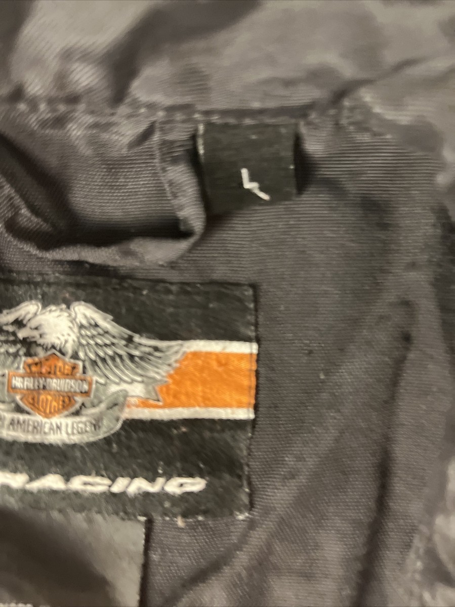 Harley-Davidson Racing Size L Women's Black RN 103819 / CA Harley-Davidson Racing Size L Women's Black RN 103819 / CA