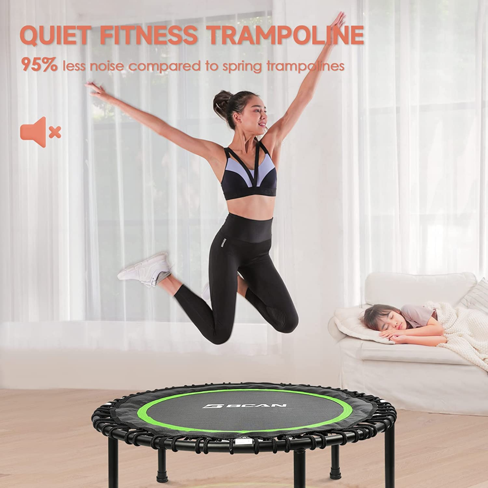 Kids Trampoline BCAN Foldable Mini Trampoline 38/40/48 Inch