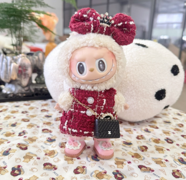 POP MART LABUBU The Monsters Plush Doll Replacing Clothes Set No Toys