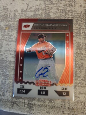 Strands Draft Picks 2021 Prizm Draft Picks Christian Encarnacion-Strand Auto College Ticket ...