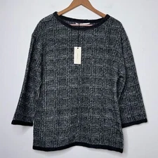 Leon Max Limited Edition Mohair Wool Blend Gray Sweater Women’s Size Medium