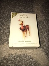   New in Box 2007 Hallmark Keepsake Ornament Peaceful Animals Deer  