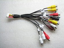 Dual RCA Cables Pre-Amp Outputs, Video Input DV1014BH, DV714BH
