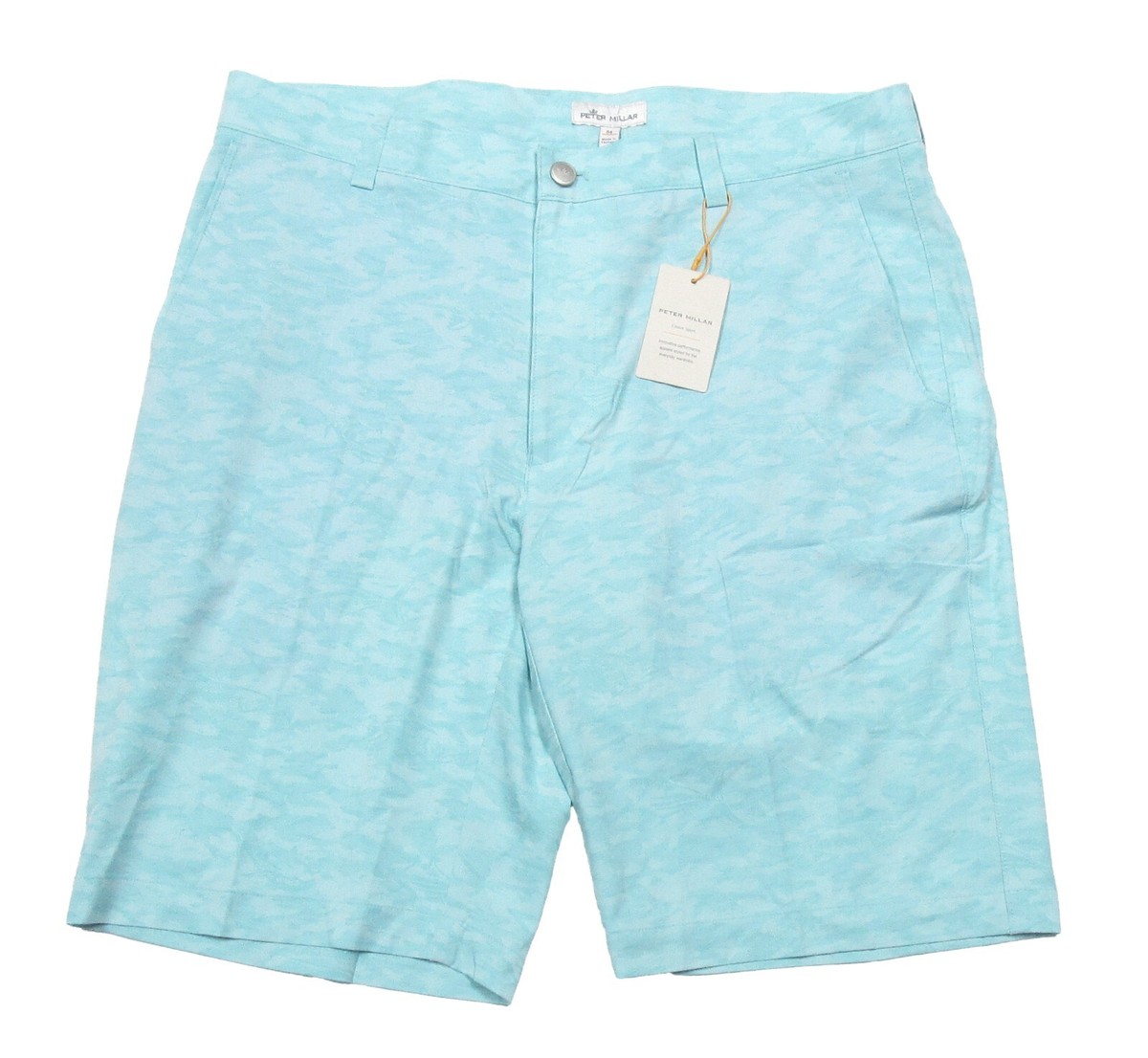 Peter Millar Beach Glass Golf Shackleford Performance Hybrid Fish Camo  Shorts