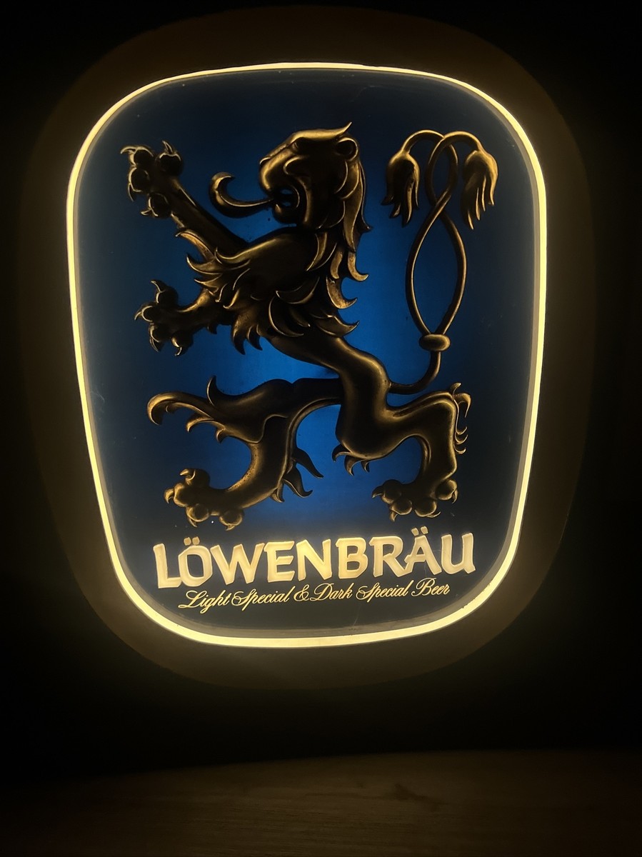 LOWENBRAU BEER ヴィンテージ ネオンスタンド 米国製 LOWENBRAU BEER ヴィンテージ ネオンスタンド 米国製