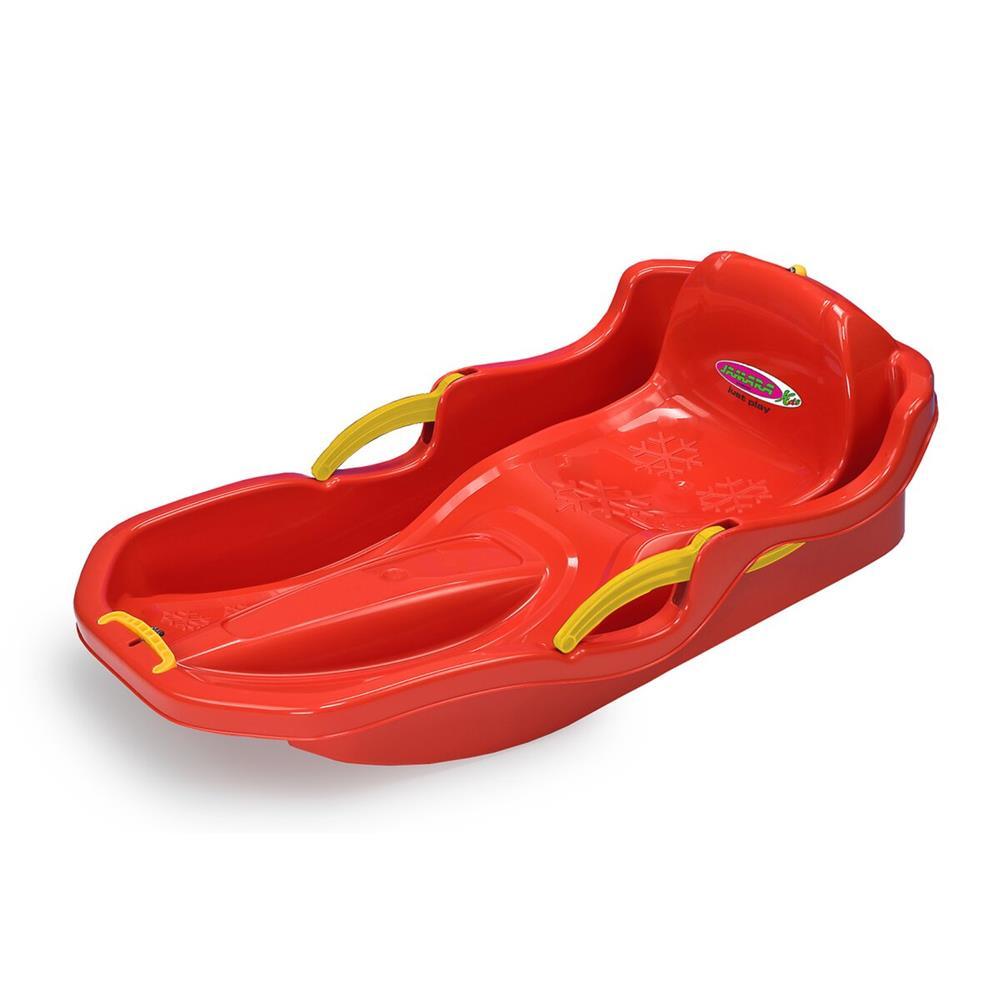 Jamara Snow Play Bob Comfort mit Bremse 80 см Rot Kunststoff Schneebob Schlitten для снежных игр 7190₽
