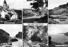  postcard Cornwall Boscastle multi views Verland posted