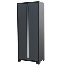 75-inch Metal Garage Storage Cabinet with 4 Adjustable Shelves and Locking Doors