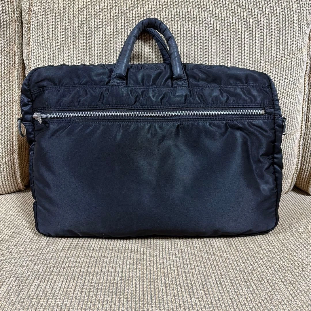 PORTER Yoshida TANKER Aktentasche A4 Nylon Orange Futter Businesstasche Japan Gebraucht