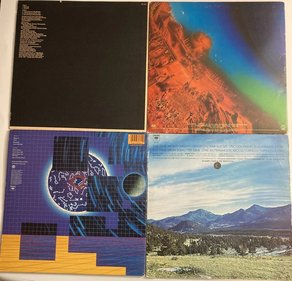 Earth Wind Fire Vinyl LP LOT Need Of Love I Am Faces Open Our Eyes Electric - Image 2 of 4