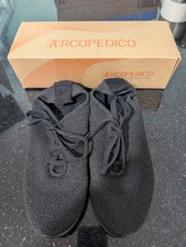 Women's Arcopedico Lace-Up LS Shocks Black 1151-01 size 38