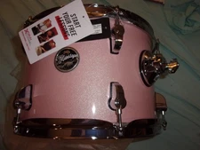 NEW PDP Mainstage 12" x 8" Rack Tom Drum NO ARM Pink Rose Poplar Chrome Hardware