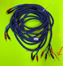 1- Pair KIMBER SPEAKER CABLES Twisted Bi-Wire Speaker 10FT