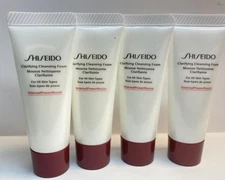 4 x Shiseido Clarifying Cleansing Foam 0.55 oz /15 ml each = 2.2 oz / 60ml
