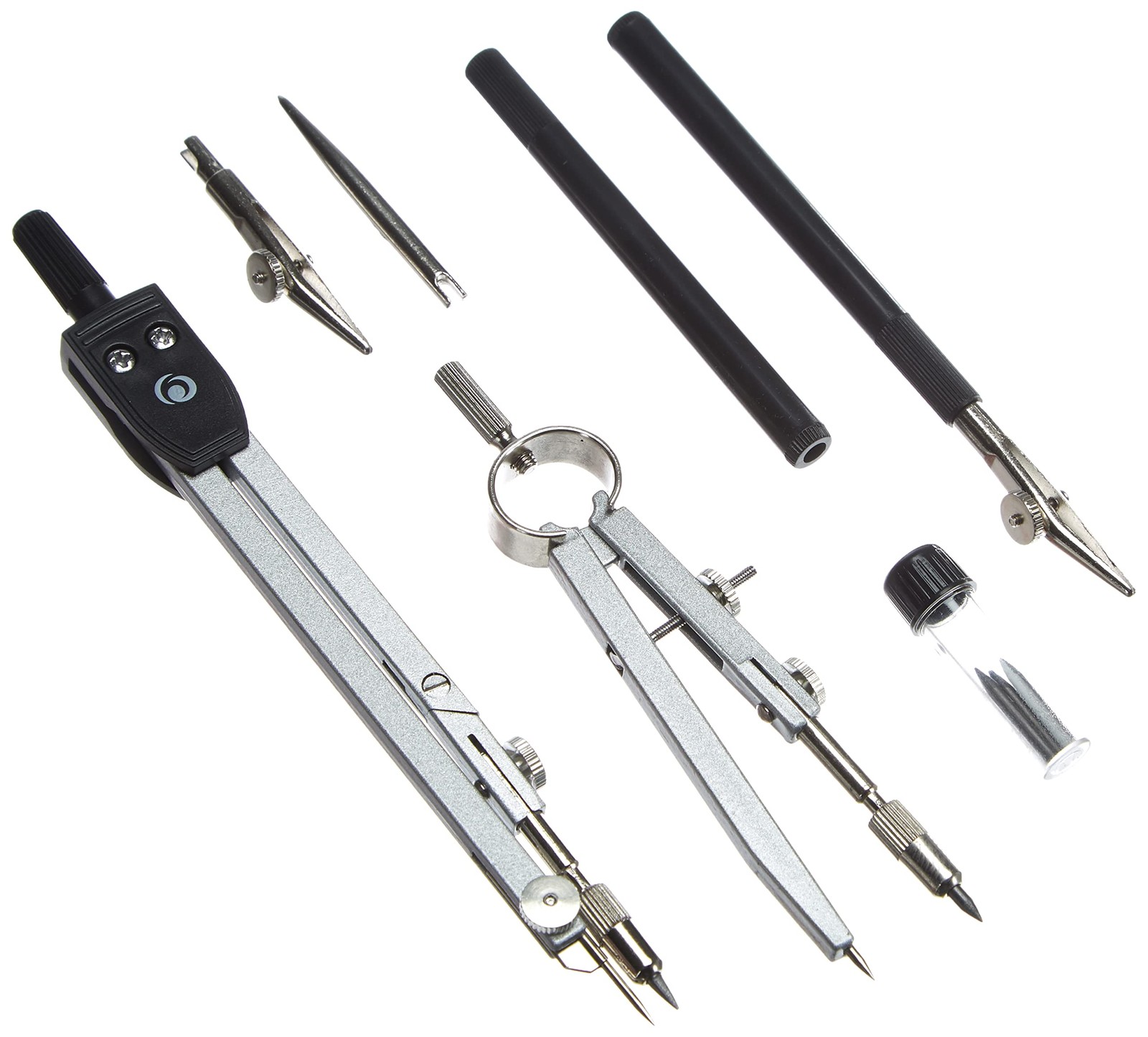 Herlitz Compass Set - Black 7 Pieces Zirkel 4690₽