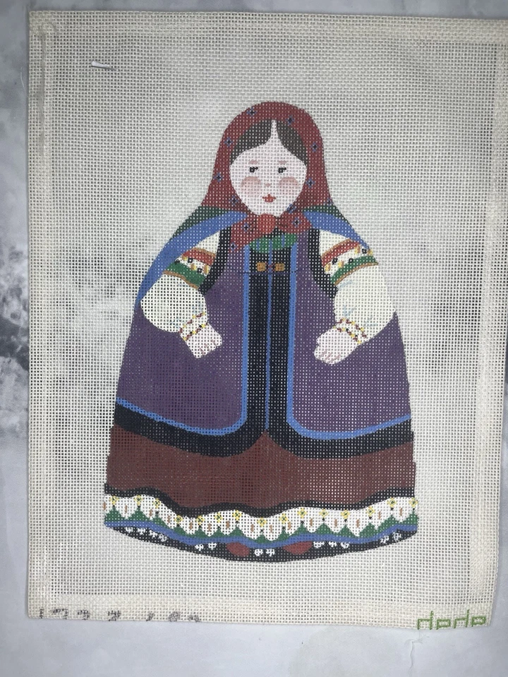 Two Vintage Dede Needlepoint Canvas - Image 2 of 3