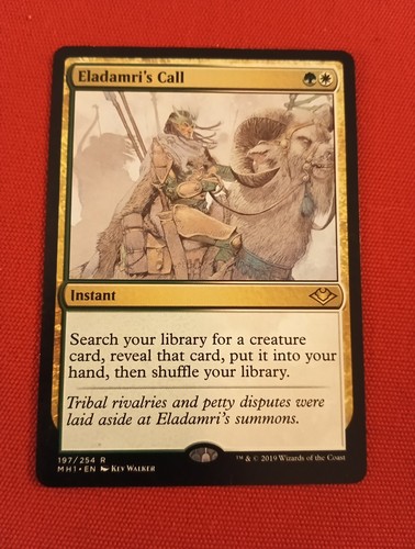 APPEL ELADAMRI'S CALL MODERN HORIZONS RARE CARTE MAGIC MTG VO ENG - Picture 1 of 2