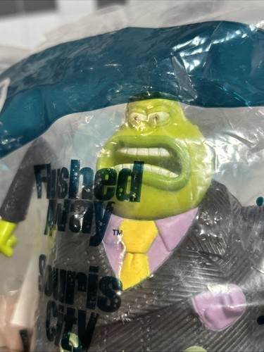 NEW 2006 McDonalds Happy Meal Toy Flushed Away The Toad Toy #3 unopened - Picture 3 of 3