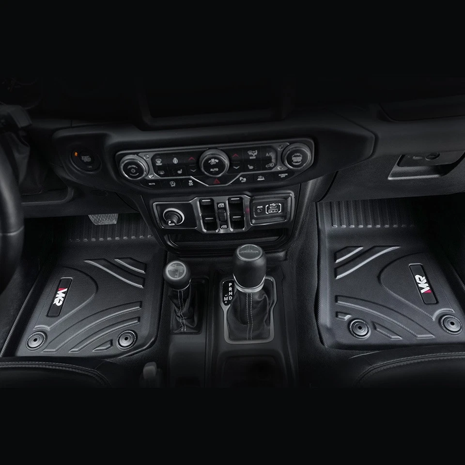 Alfombrillas Coche Compatible con Repuestos Jeep Gladiator JT 3D TPE 2022+ Foto 2 de 4