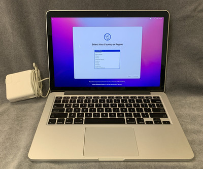MacBook Pro Retina 13'' Silver Early 2015 2.9 GHz i5 8GB 512GB SSD OS12 - B+