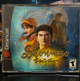 Shenmue (Sega Dreamcast, 1999) & Shenmue 2 Xbox w/manual book, discs clean, CIB