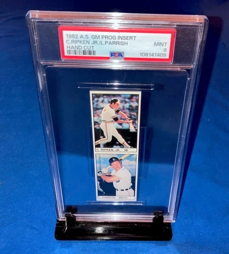 1982 Cal Ripken Jr RC PSA 9 No 10 Gem^ Rare Vs Topps Traded AS Game Inserts Card