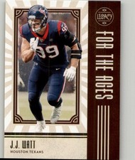 2020 Panini Legacy J.J. Watt For the Ages #FTA-JJ Houston Texans