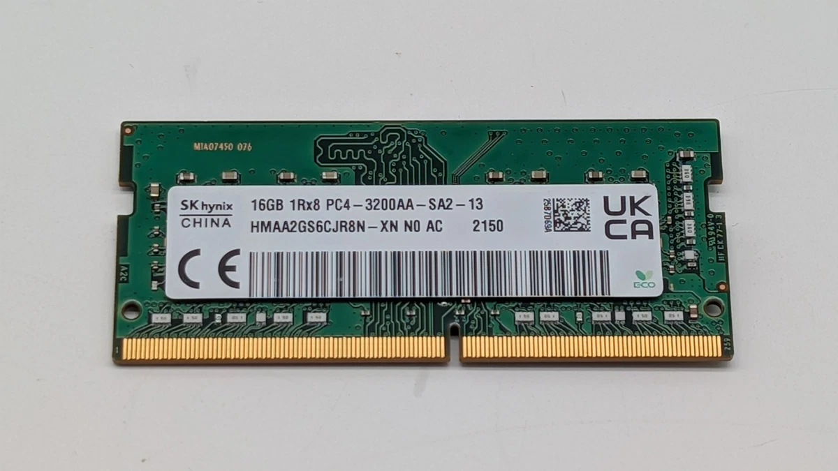 SKhynix1RX8 PC4-3200AA-SA2-11 16GB×2 SK Hynix 16GB 1Rx8 PC4-3200AA DDR4 SODIMM Laptop Memory Ram | eBay