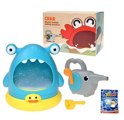 Kinder Hai Krabbe Schaum Party Blase Blasen Maker Spielzeug Geburtstag Weihnachtsgeschenk