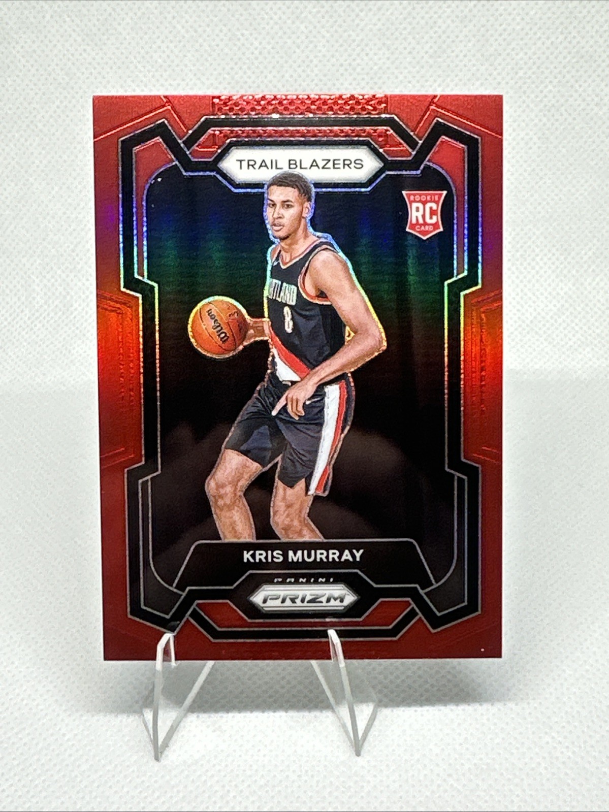 2023-24 Panini Prizm - Kris Murray #142 Red Prizm /299 (RC)