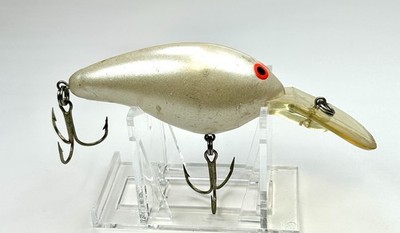 VTG NORMAN CRANKBAIT LURE HEAVY DD-22 PEARL WHITE *Fisher Not A Collector