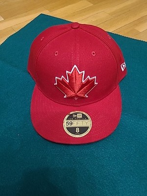 Toronto Blue Jays MLB New Era 5950 On-Field Low Profile 59FIFTY Fitted Hat-Red