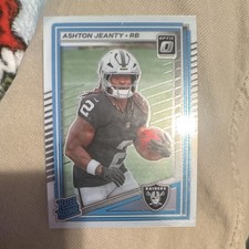 Panini 2025 Donruss Optic Ashton Jeanty Rated Rookie Raiders Football #202
