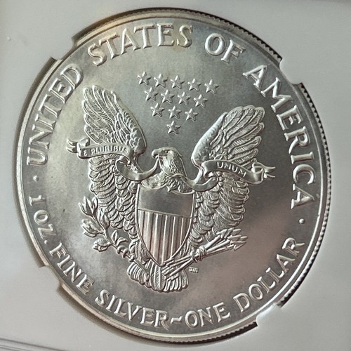 🇺🇸1990 Silver Eagle - frühe Produktion - NGC MS69 - geprägt in 89’🦅 - Bild 7 von 9