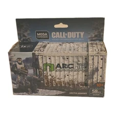 Call Of Duty Arctic Armory Building Set 58-Pieces Mega Construx GCP09 - 