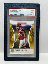 Chris Jones rc card 2016 panini Rookies and Stars PSA mint 9 No. 225