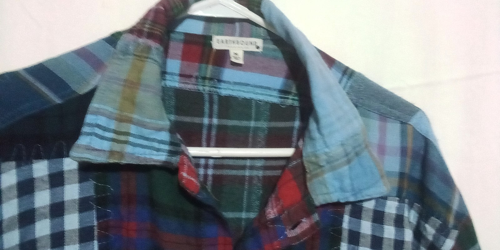 Earthbound Trading Patchwork Colorblock Long Slee… - image 2