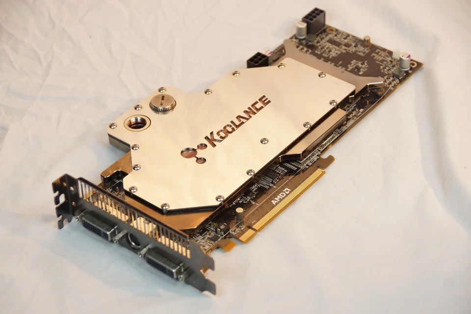 KOOLANCE Liquid Cooled Sapphire AMD Radeon HD 4870 2848mb PCI-E Video Card - Image 4 of 4