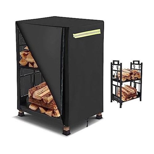 Heavily Constructed Weatherproof Firewood Storage Solution for Outdoors - Picture 10 of 24