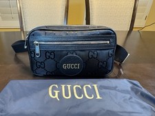 New Authentic Gucci GG Supreme Logo Off Grid Waist Bag