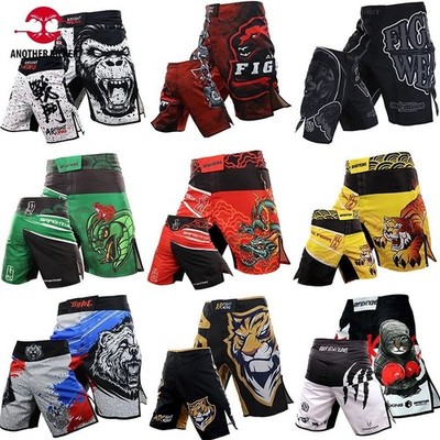 Tiger MMA Hosen Kampfboxshorts für Männer Fitness Gym Jiu-Jitsu Kickboxen