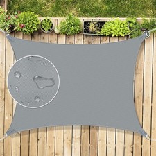 Large UV Protection Waterproof Shade Sail Canopy Patio Garden Outdoor Awning