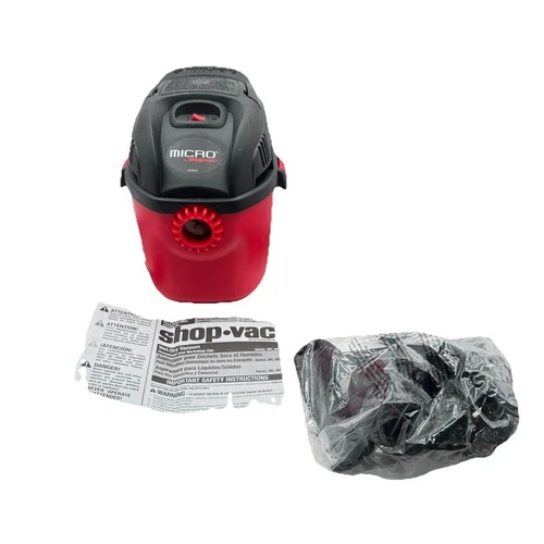 Shop-Vac Micro Wet/Dry Vac, Portable 1 Gallon 1.0 Peak Shop Vacuum Open Box Read