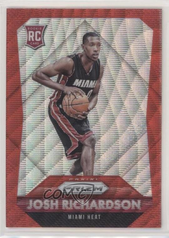 2015-16 Panini Prizm Rookies Ruby Wave Prizm 278/350 Josh Richardson #317 8d4
