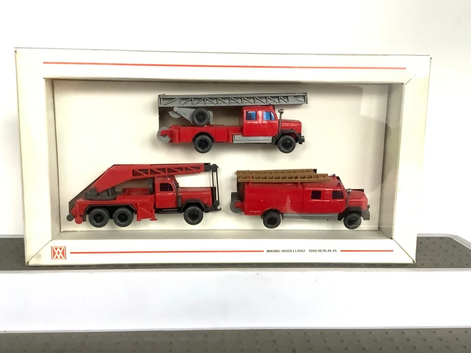 ✅Wiking 2600 HO/1:87 Feuerwehr packung "Veteranen" (GK124-6R3/3)