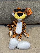 NEW, Chester Cheetah Cheetos Plush Stuffed Toy With Clip, 12"