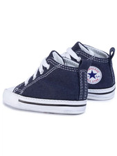 Converse First Star Hi Infants Pre Walkers Soft Soles UK Size 1 - 3 Navy   88865