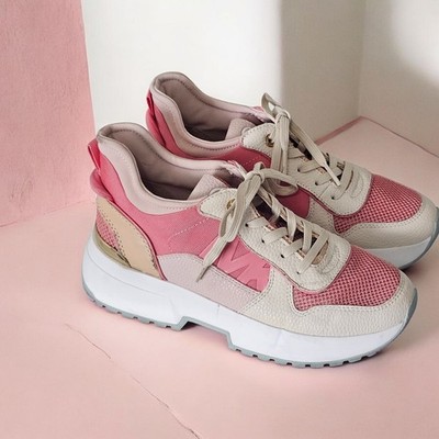 michael kors Muse trainer pwd blsh multi women s platform  sneakers size 6.5M